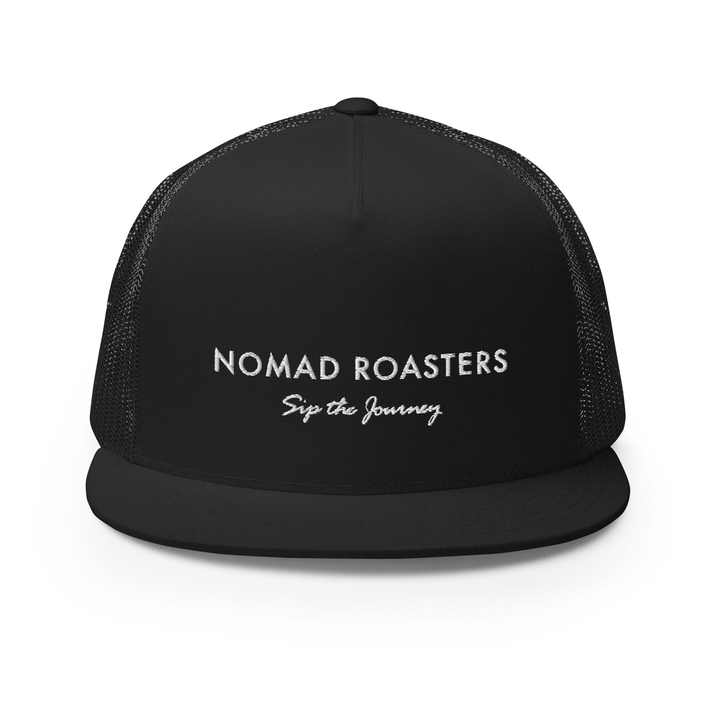 Nomad mesh trucker cap. Classic trucker cap style with a cool fabric blend.
