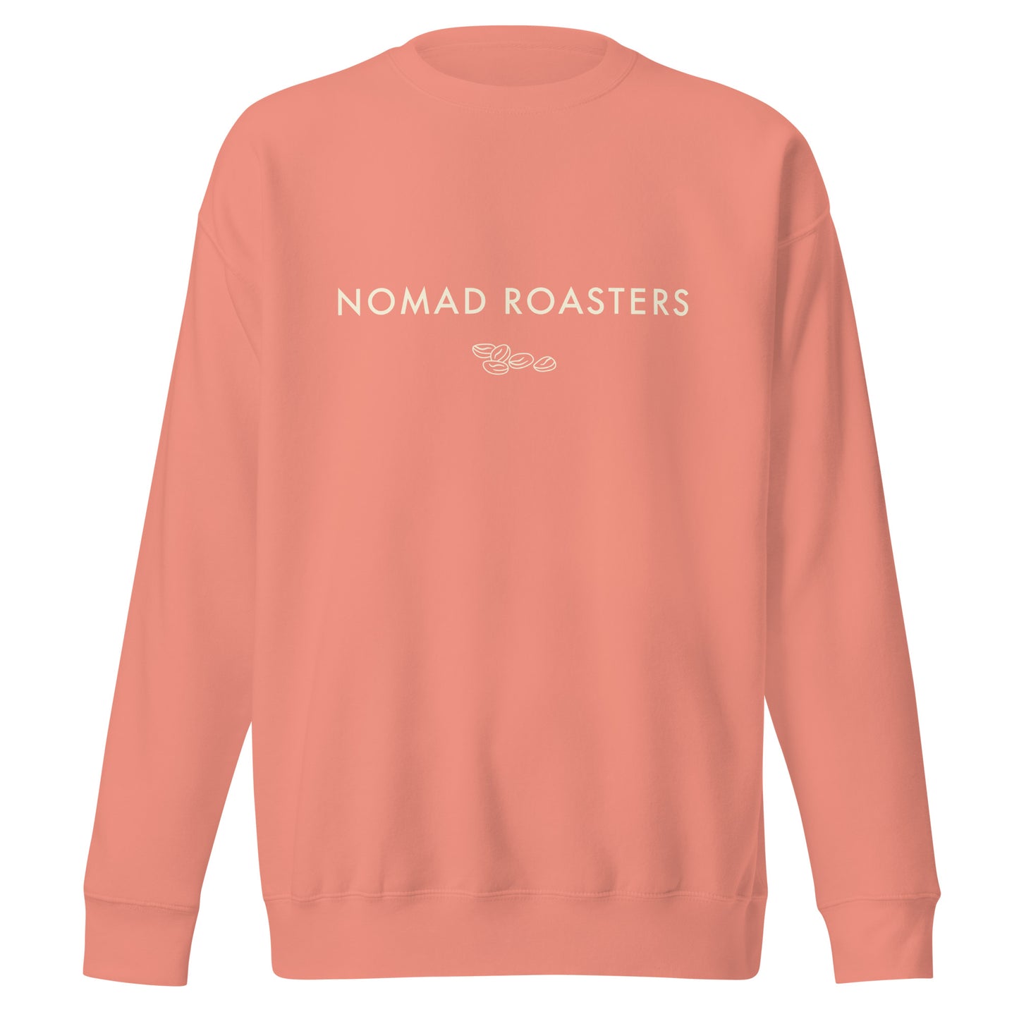 Nomad unisex premium sweatshirt.Rock a classic sweatshirt silhouette with ribbed crew neck, long sleeve cuffs, and a flat hem.