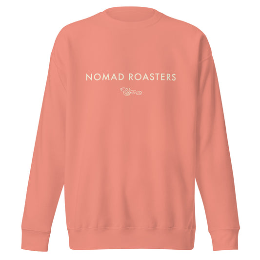 Nomad unisex premium sweatshirt.Rock a classic sweatshirt silhouette with ribbed crew neck, long sleeve cuffs, and a flat hem. 