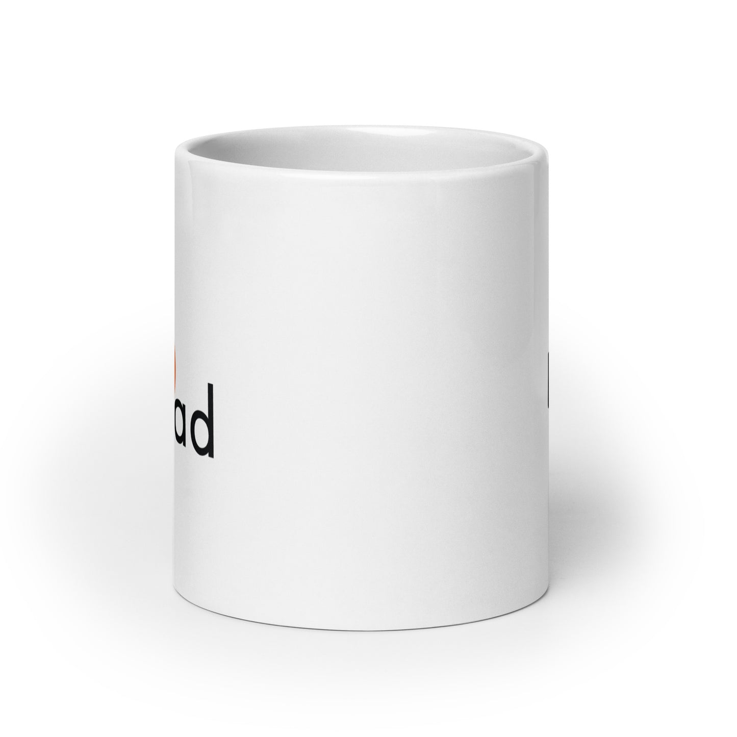 Nomad white glossy mug