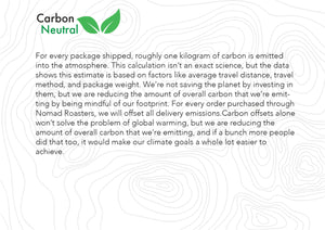 Carbon neutral shipping with every package for a better greener tomorrow.