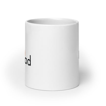 Nomad White glossy mug